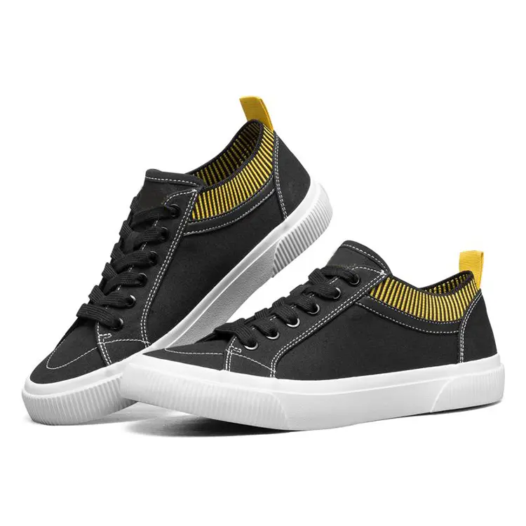 China OEM ODM Service Young Fashion Unisex Flat White Men Casual Women's New Canvas Board Shoes